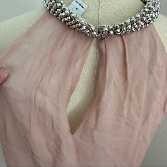 [Diane Von Furstenberg] NWT Pink Silk Dress - Size 8 - Picture 8 of 8